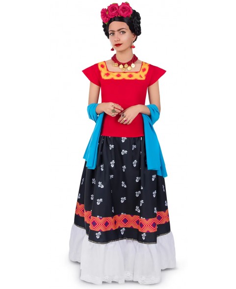 D Guisement Frida Kahlo Adulte Fiesta Republic