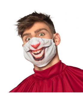 Masque facial clown tueur