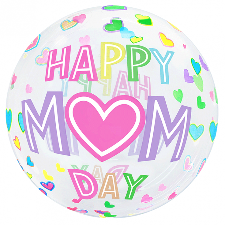 Ballon boule Happy Mom Day - Fiesta Republic