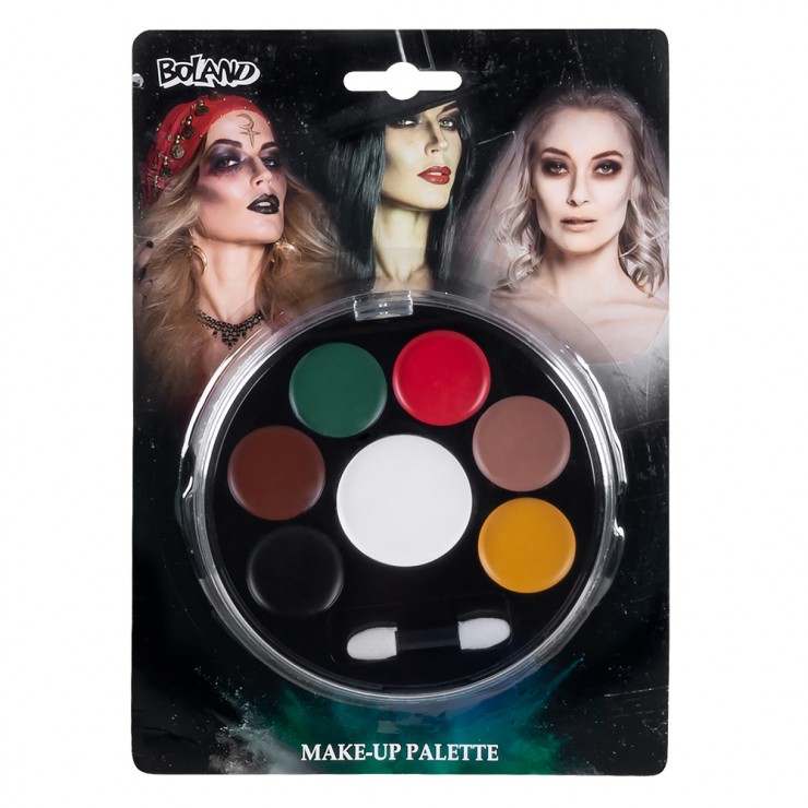 Palette Maquillage Halloween Fluo - 4 fards à effets spéciaux