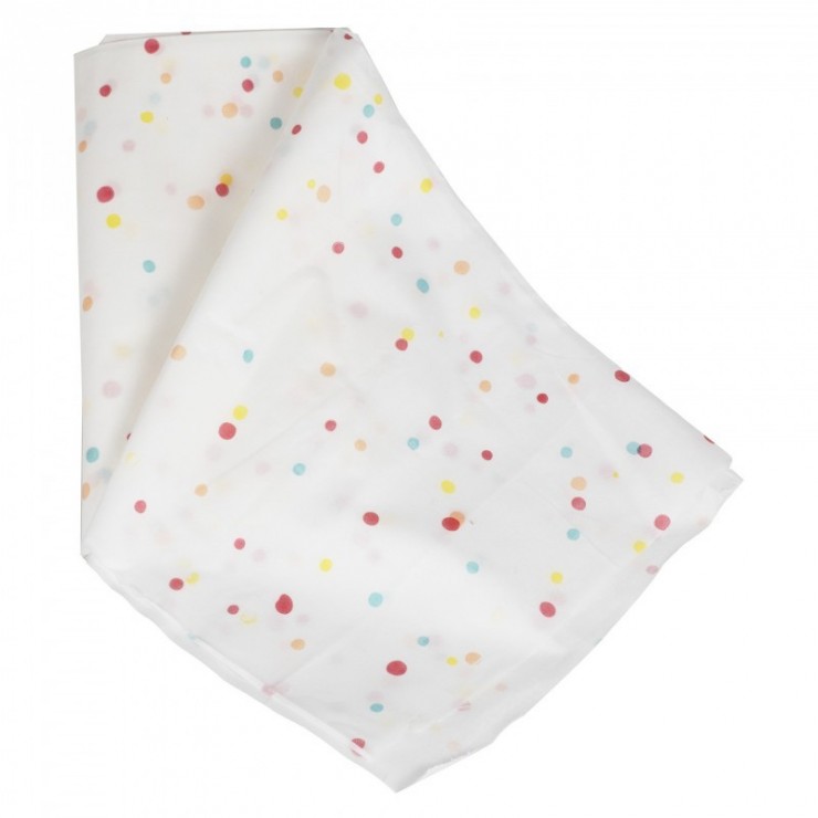 20 Serviettes JOYEUX ANNIVERSAIRE pois multicolores - Happy Fiesta