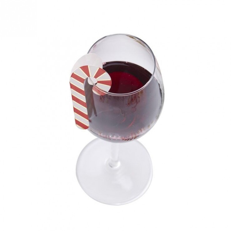 BALLON MYLAR VERRE DE VIN ROUGE –