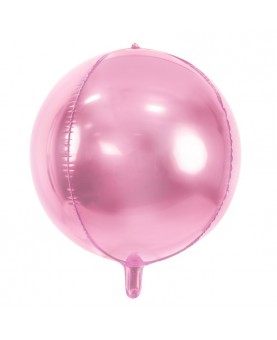 Ballon mylar boule rose