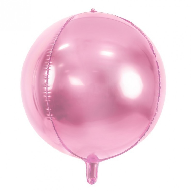 Ballon mylar boule rose