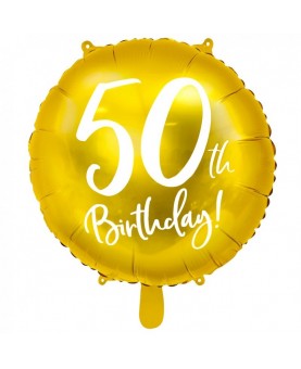 Ballon 50th birthday or