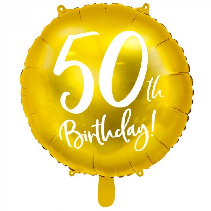 Ballon 50th birthday or