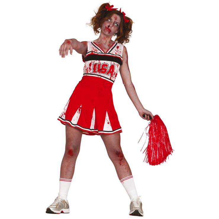 Déguisement cheerleader zombie