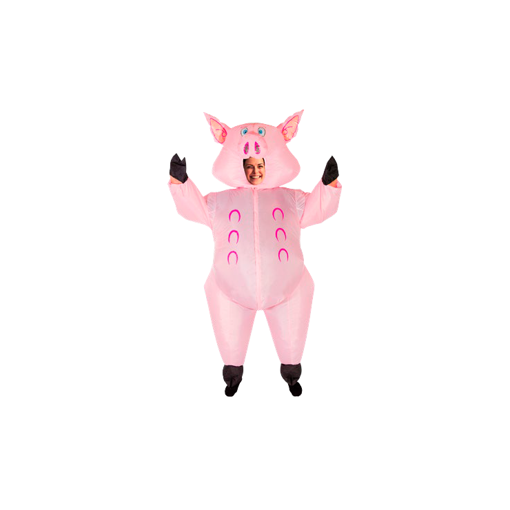 Costume gonflable Cochon