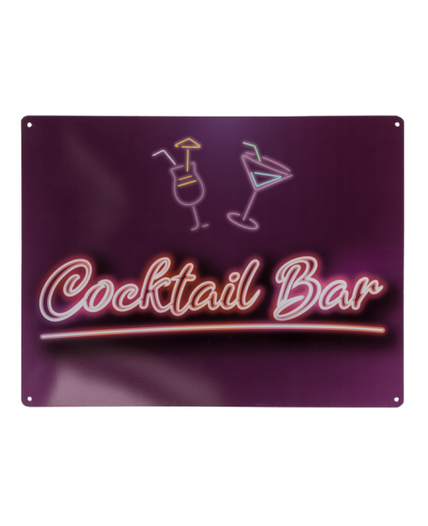 Panneau Métal Cocktail Bar Fiesta Republic 
