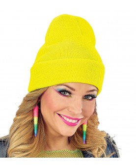 Bonnet jaune fluo