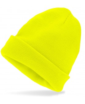 Bonnet jaune fluo