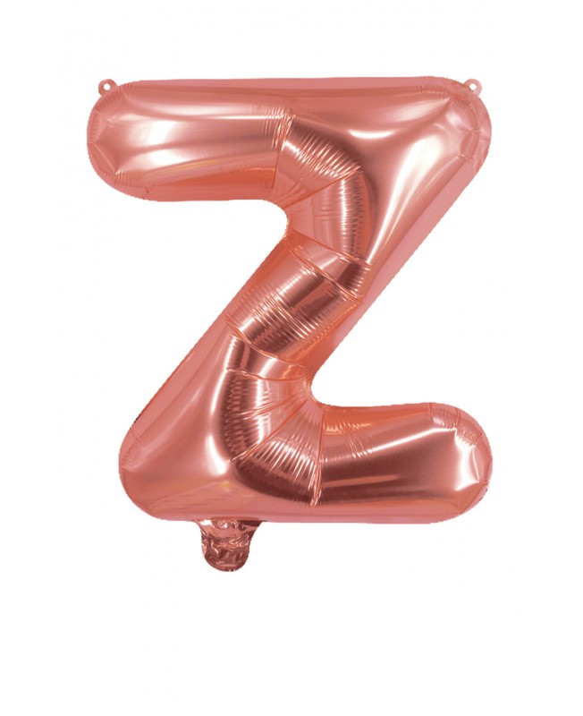 Ballon Mylar Lettre Z Rose Gold Cm Fiesta Republic