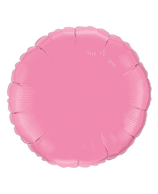 Ballon mylar rond rose