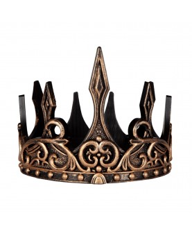 Couronne de roi luxe or / noir