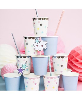 6 gobelets licorne