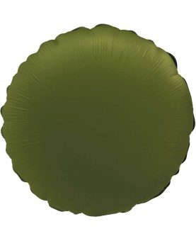 Ballon rond vert olive mat