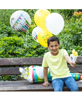 Ballon Mylar Vive l'école