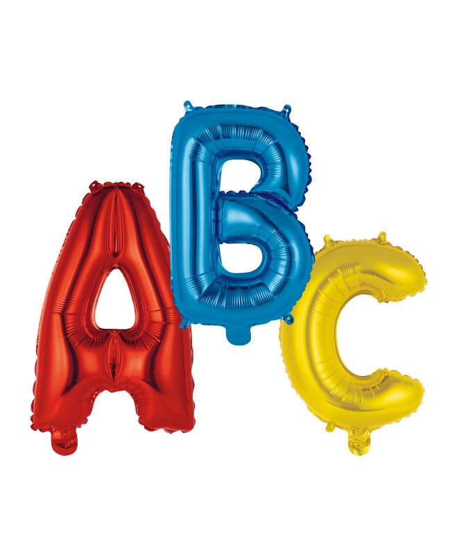 Ballons Mylar Lettres  ABC