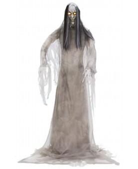 Animatronique fantôme blanc 182 cm