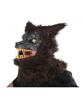 Masque loup-garou mâchoire articulé