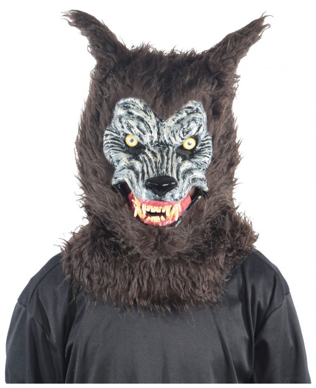 Masque loup-garou mâchoire articulé