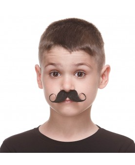 Moustache impériale noire enfant