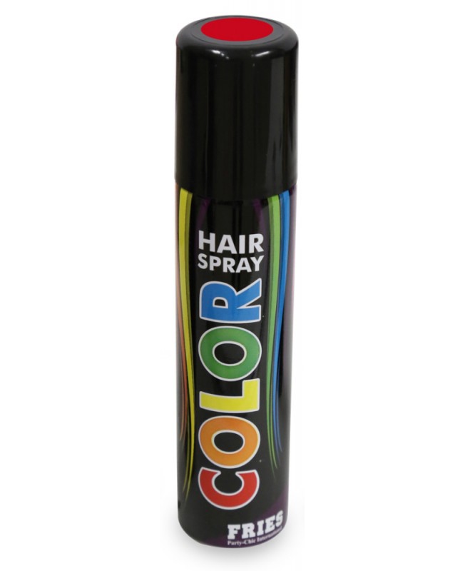 Spray colorant cheveux rouge