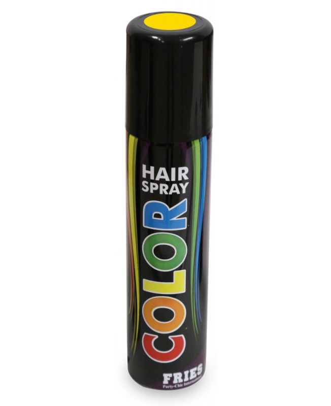 Spray colorant cheveux jaune