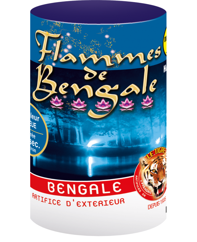 Flamme de bengale bleue LE TIGRE