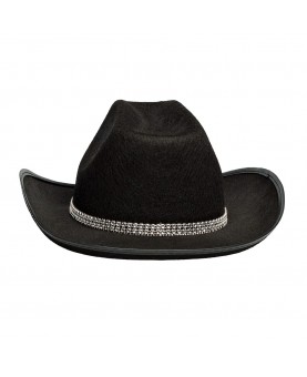 Chapeau cowboy Daisy noir