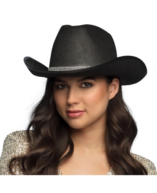 Chapeau cowboy Daisy noir