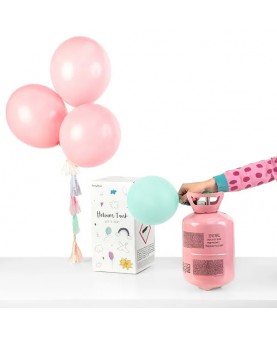 Bouteille hélium rose pour 30 ballons