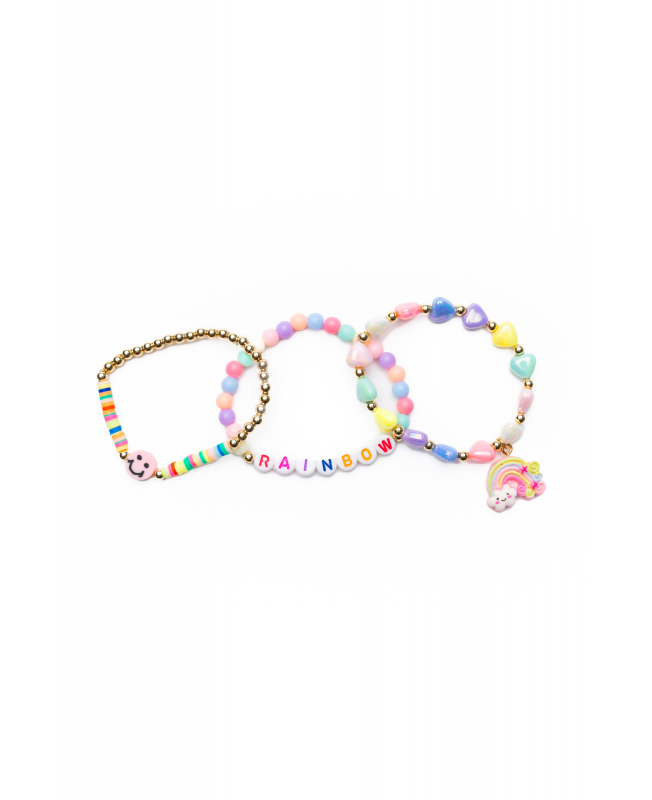 Ensemble de bracelets Rainbow Smiles