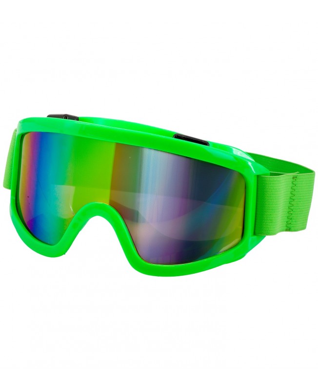 Masque de ski 80's vert fluo