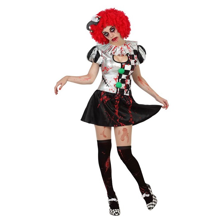 Deguisement Femme Arlequin Zombie Fiesta Republic