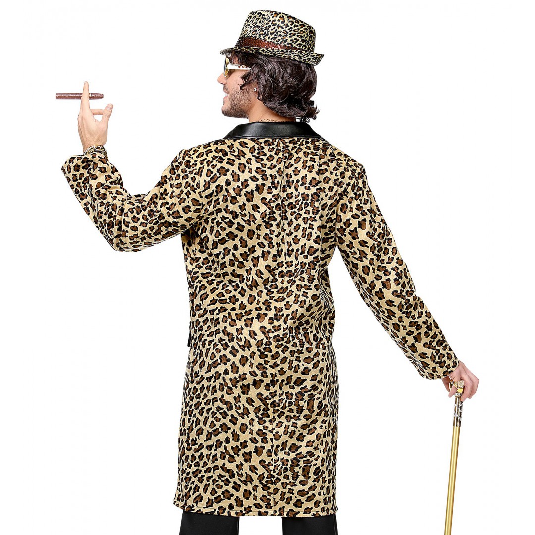 Manteau pimp léopard