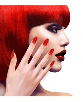 Faux ongles rouges