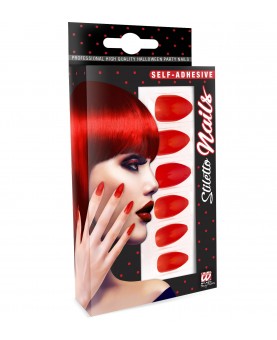 Faux ongles rouges