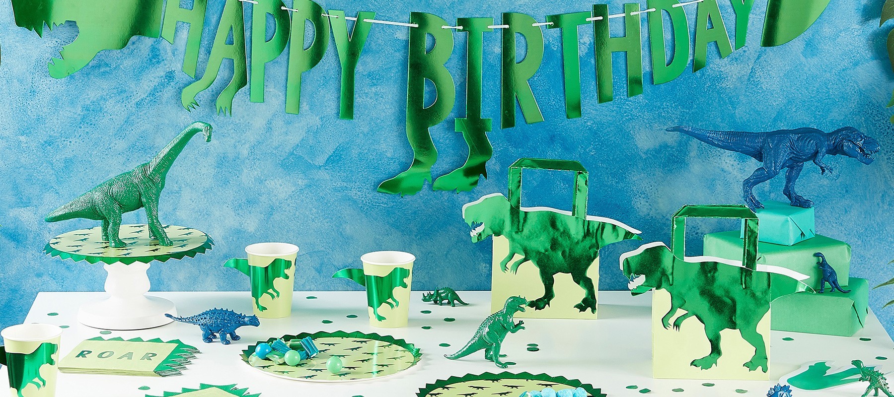 Anniversaire dinosaure : décorations anniversaire pré-historique - Fiesta  Republic